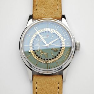 La Date Dorée, Roulette edition. Ancient Verdigris, 38mm